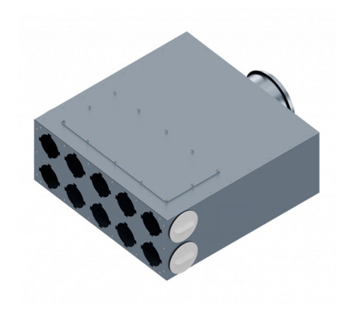 Коллектор вентиляционный Flexag CMP-FLD 200/90x10, D200, на 10/14 выходов FLD