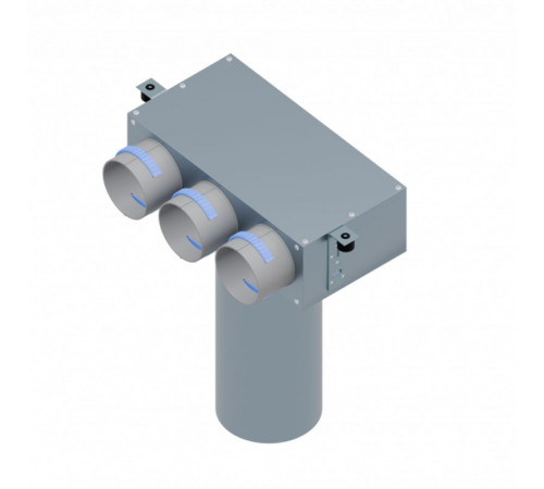 Пленум потолочный Flexag FL-PCP-125/90x3 на 3 выхода