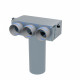 Пленум потолочный Flexag FL-PCP-125/90x3 на 3 выхода