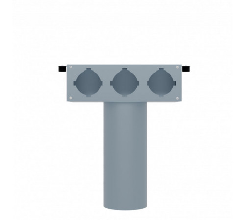 Пленум потолочный Flexag FL-PCP-125/90x3 на 3 выхода