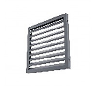 Решетка фасадная Provent STR 300x300G накладная серая