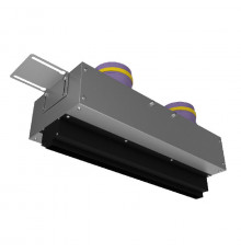 Provent VPNDG/F 500х25/90×2 щелевой диффузор для гипсокартона с КСД на 2 прямых выхода